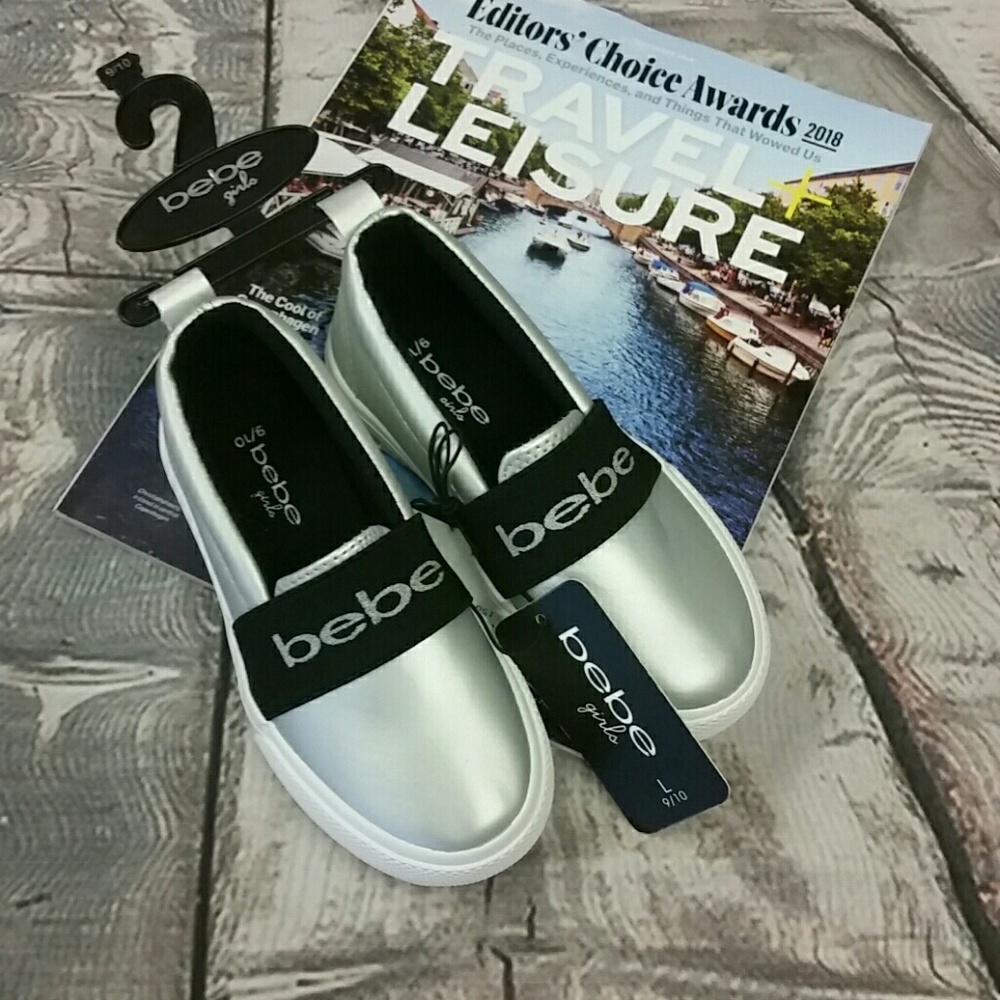 COPY - Bebe 9/10 girls silver shoes
